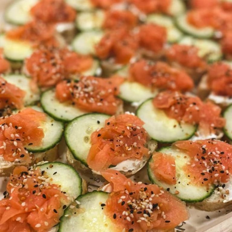 Crostini Selection at Our Cafe