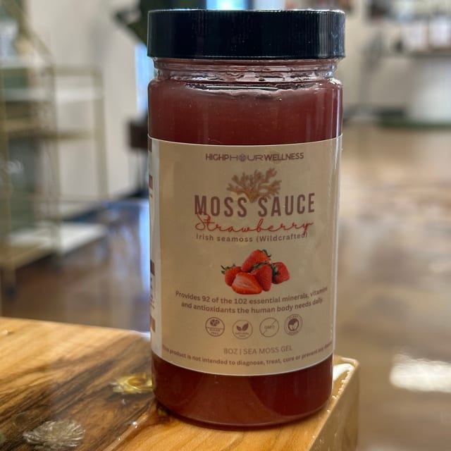 Strawberry Seamoss Sauce.